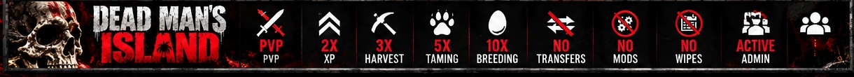 Dead Mans Island rates and settings